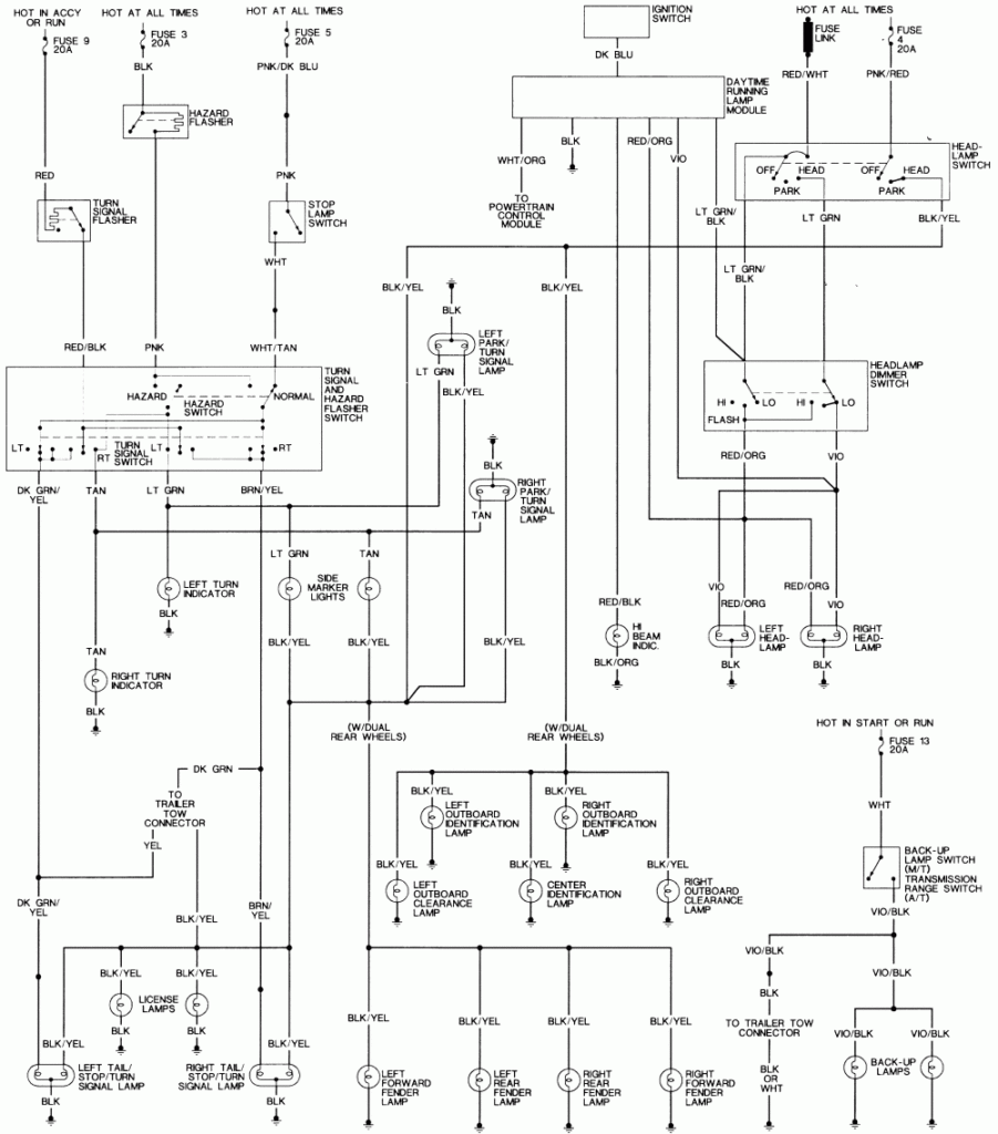 1989 Dodge D150 Wiring Diagram