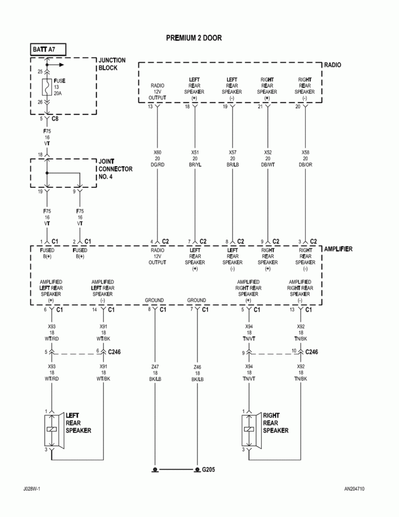 1994 Dodge Dakota Stereo Wiring Diagram Wiring Diagram