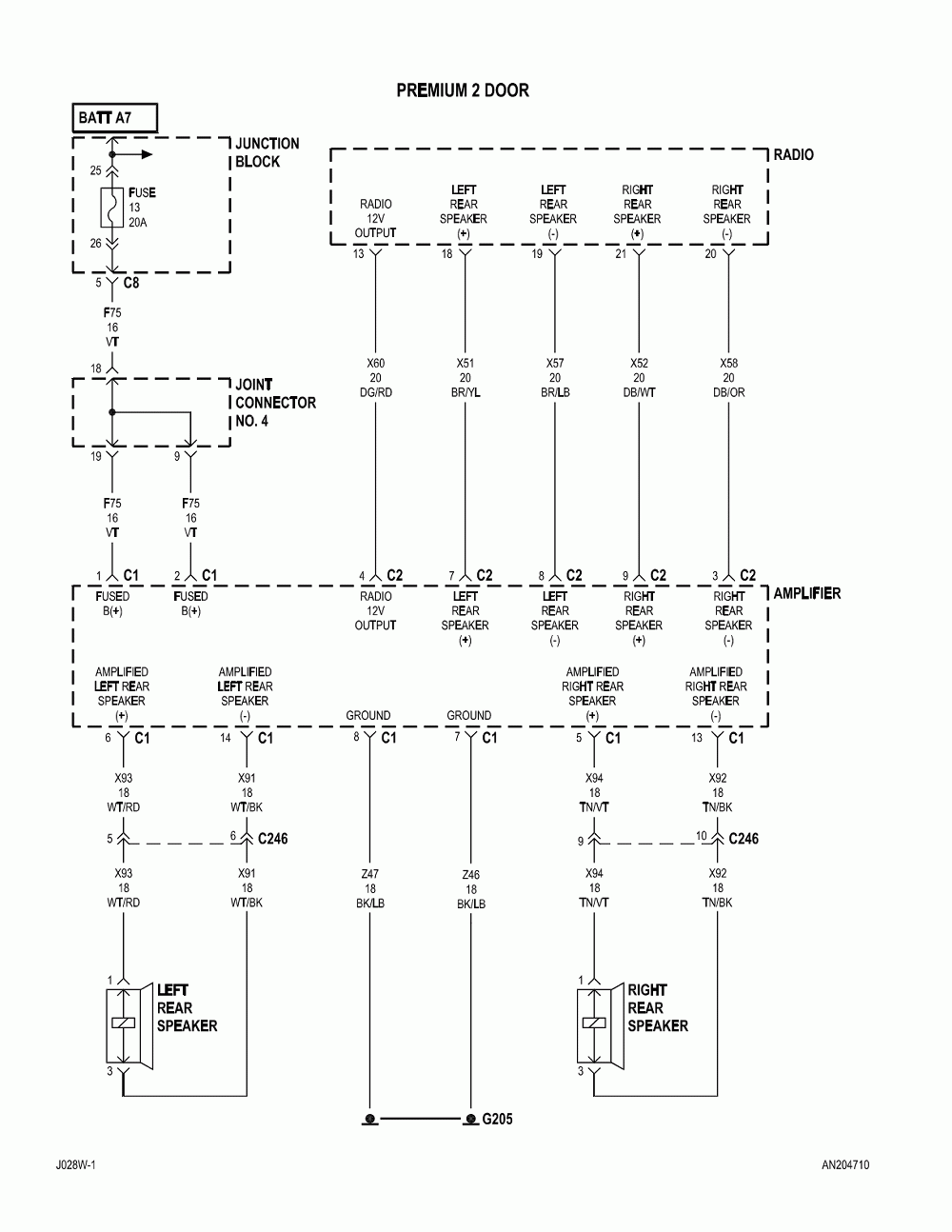 1994 Dodge Dakota Stereo Wiring Diagram Wiring Diagram