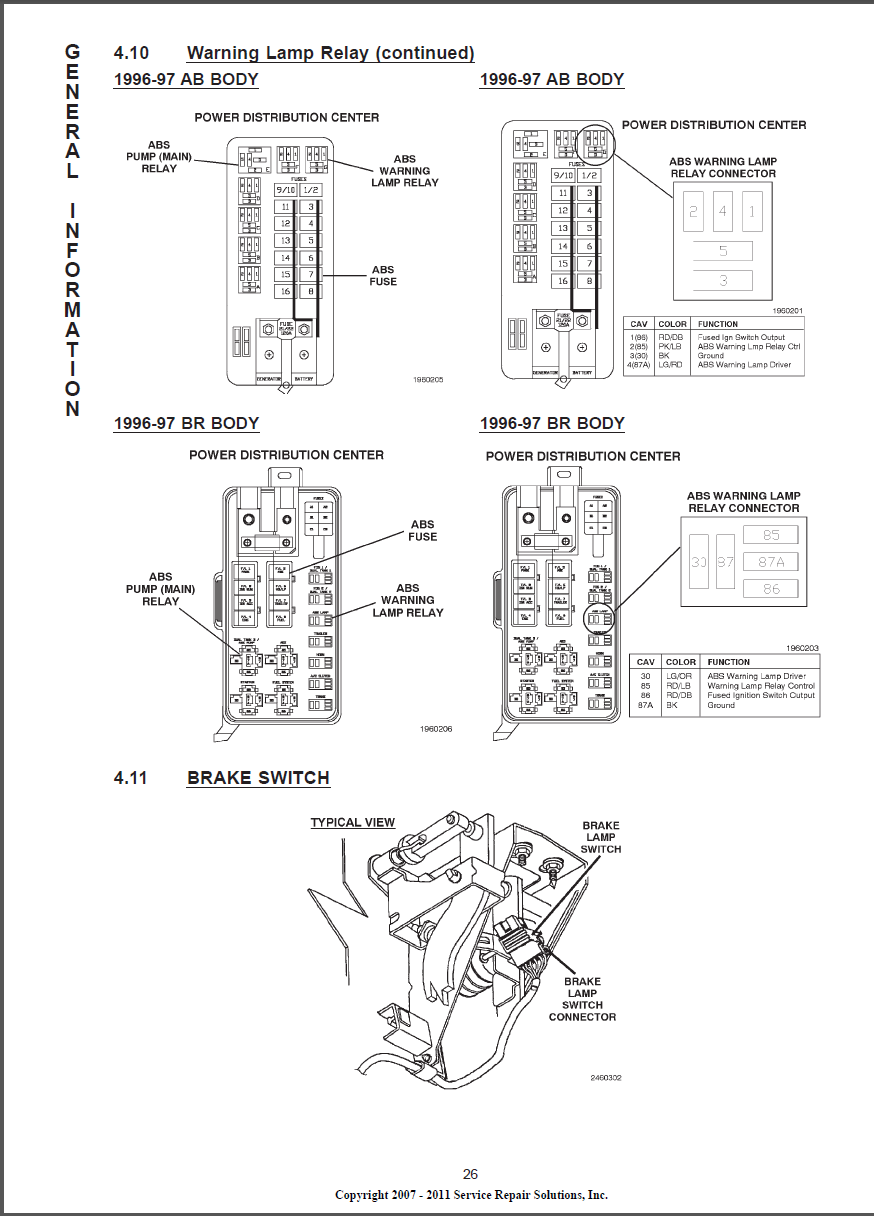 1998 Dodge Ram 1500 Tail Light Wiring Diagram Pics Wiring Collection