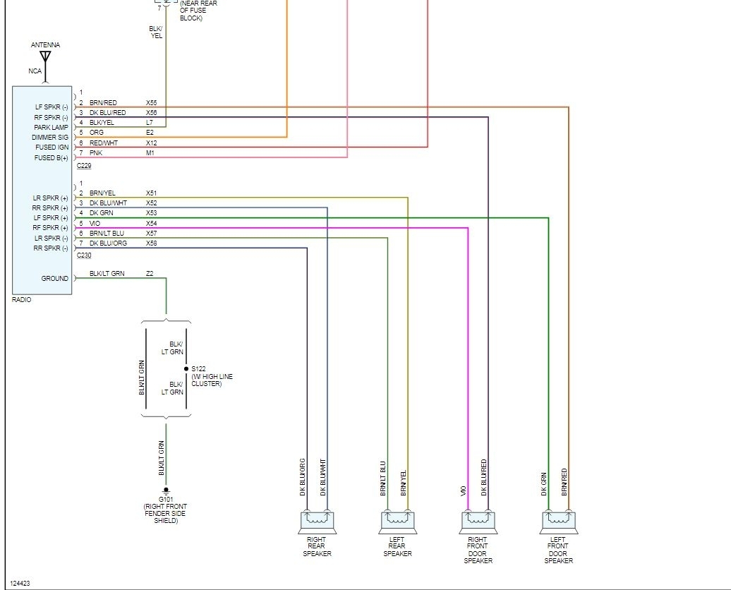 2001 Dodge Ram 1500 Stereo Wiring Diagram Wiring Diagram