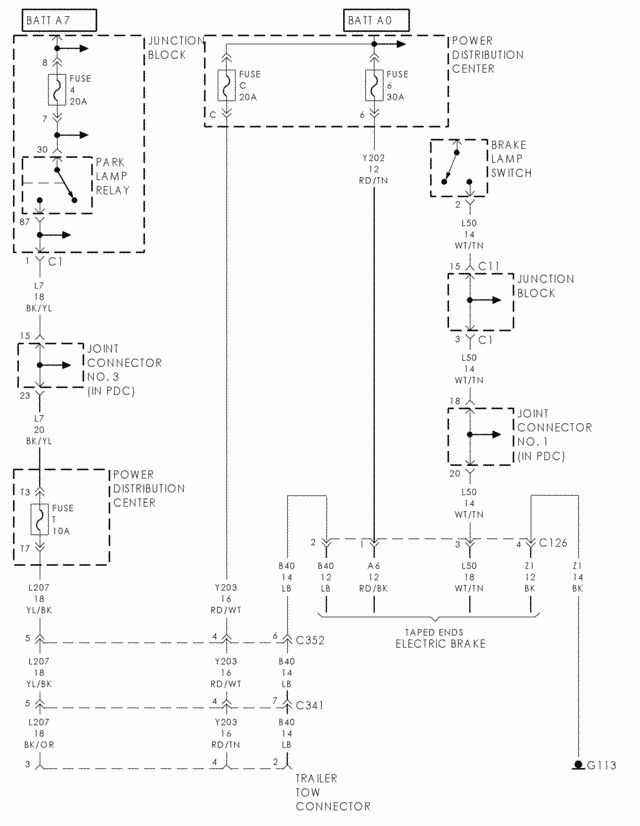 2002 Dodge Durango Trailer Wiring Diagram