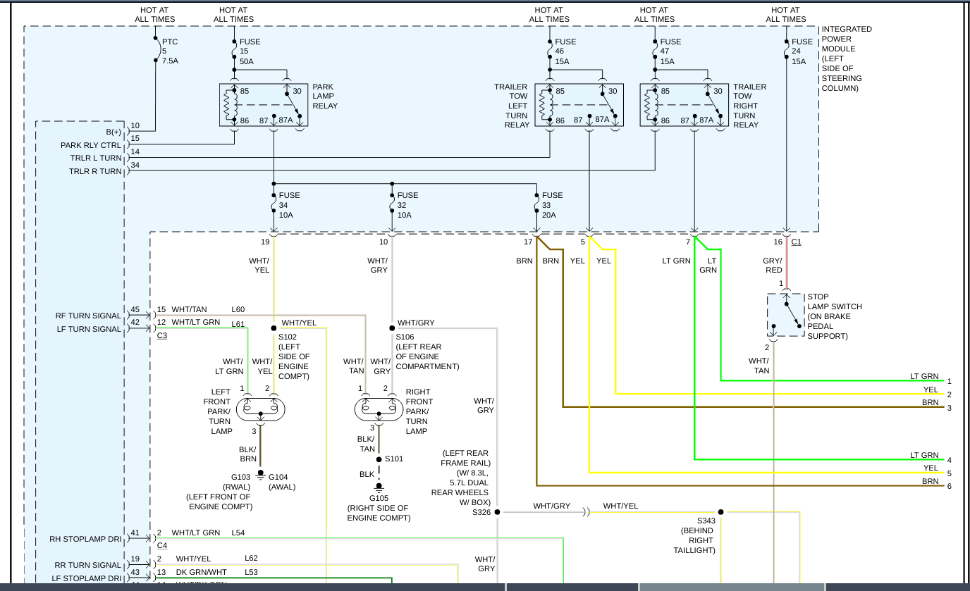 2003 Dodge Ram 1500 Tail Light Wiring Diagram My Brake Lights Are Not 