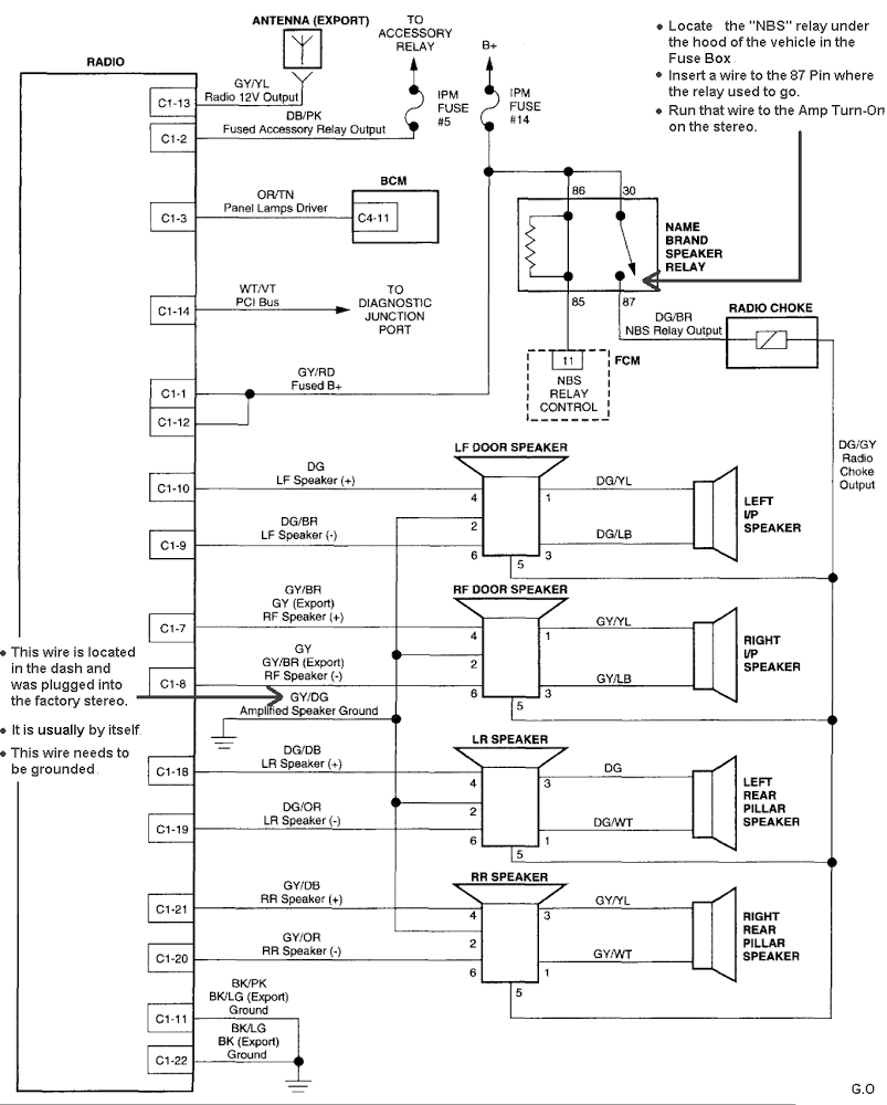 2004 Dodge Durango Infinity Sound System Wiring Diagram Pics Wiring 