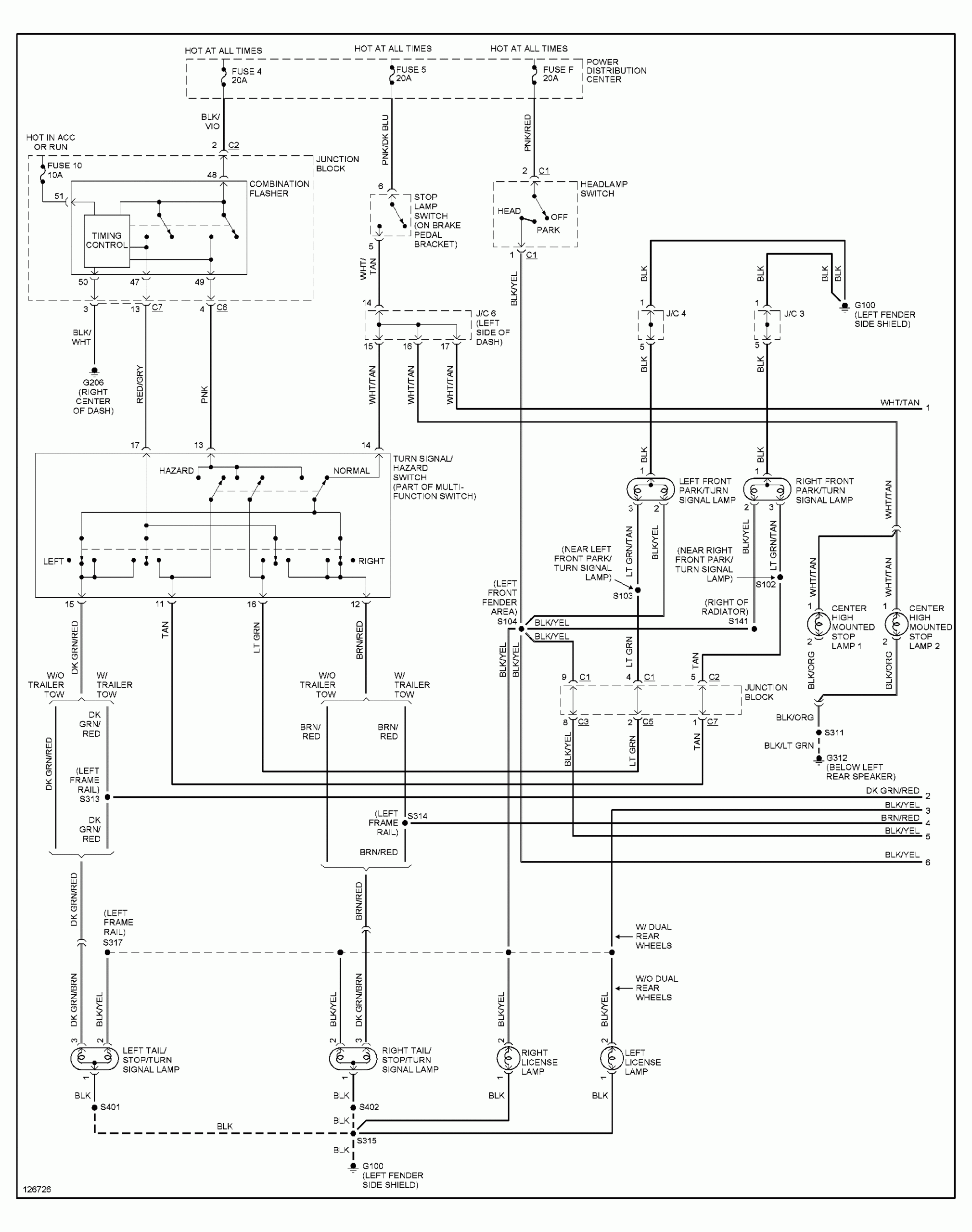 2006 Dodge Ram 2500 Tail Light Wiring Diagram Wiring Diagram