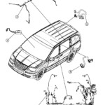 2008 Dodge Grand Caravan Wiring Body Upper 04869866AD Mopar Parts