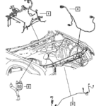 2015 2020 Dodge Challenger Front End Lighting Wiring 68259674AB