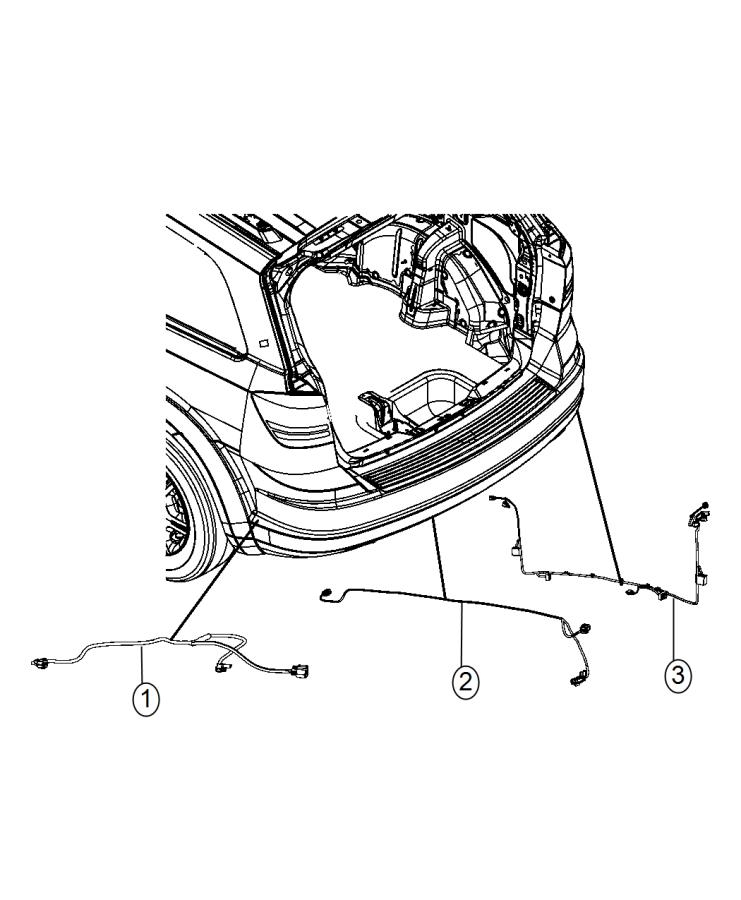 2015 Dodge Journey Wiring Trailer Tow trailer Tow W 4 pin Connector 