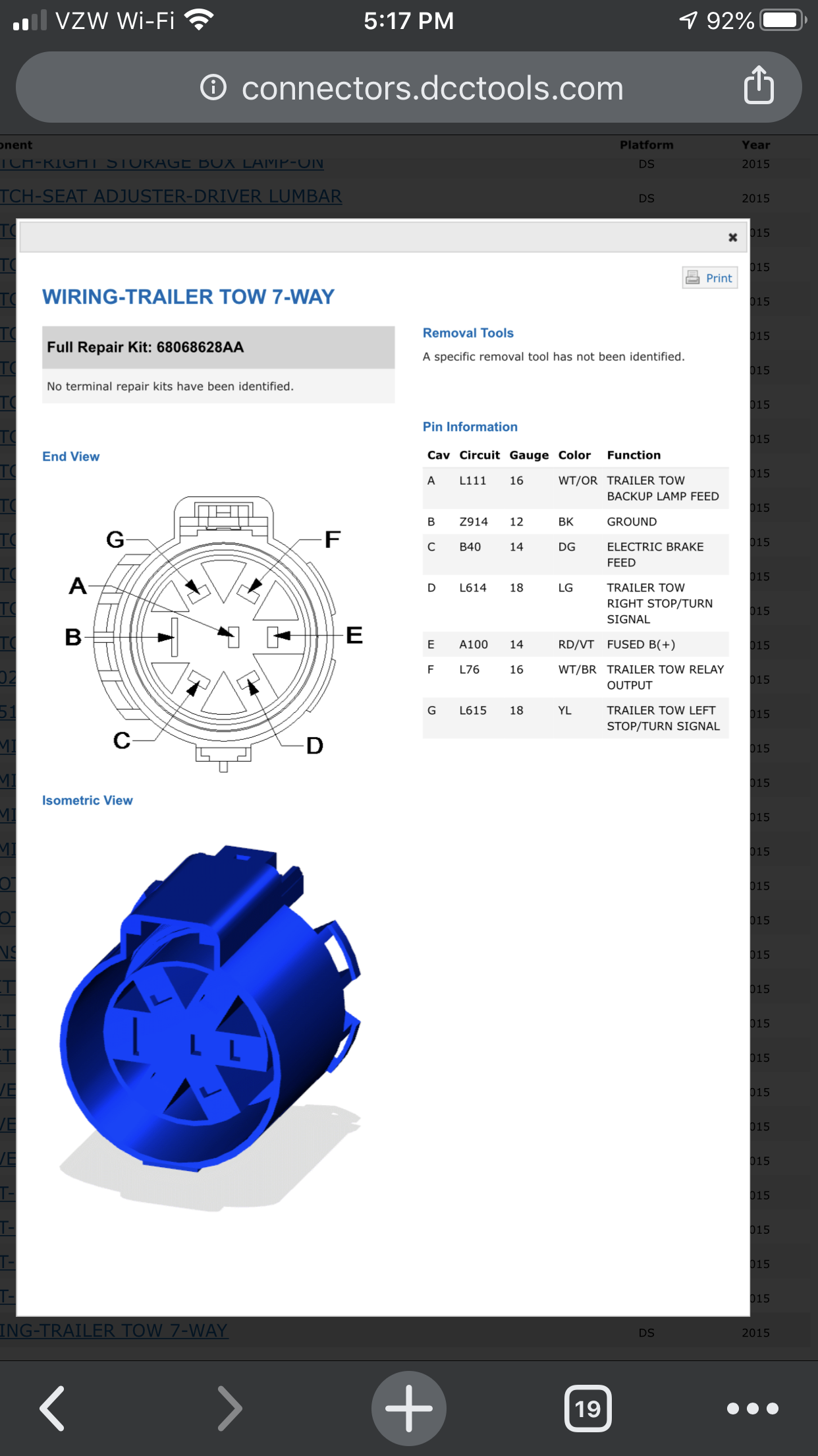 2018 Ram 1500 7 Pin Wiring Diagram DODGE RAM FORUM Dodge Truck 