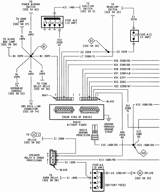 88 Dodge D150 Fuse Box Diagram