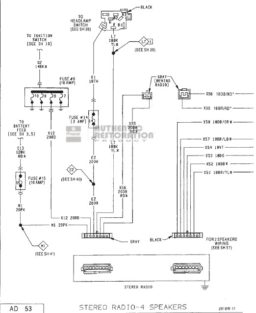 96 Dodge Radio Wiring Diagram