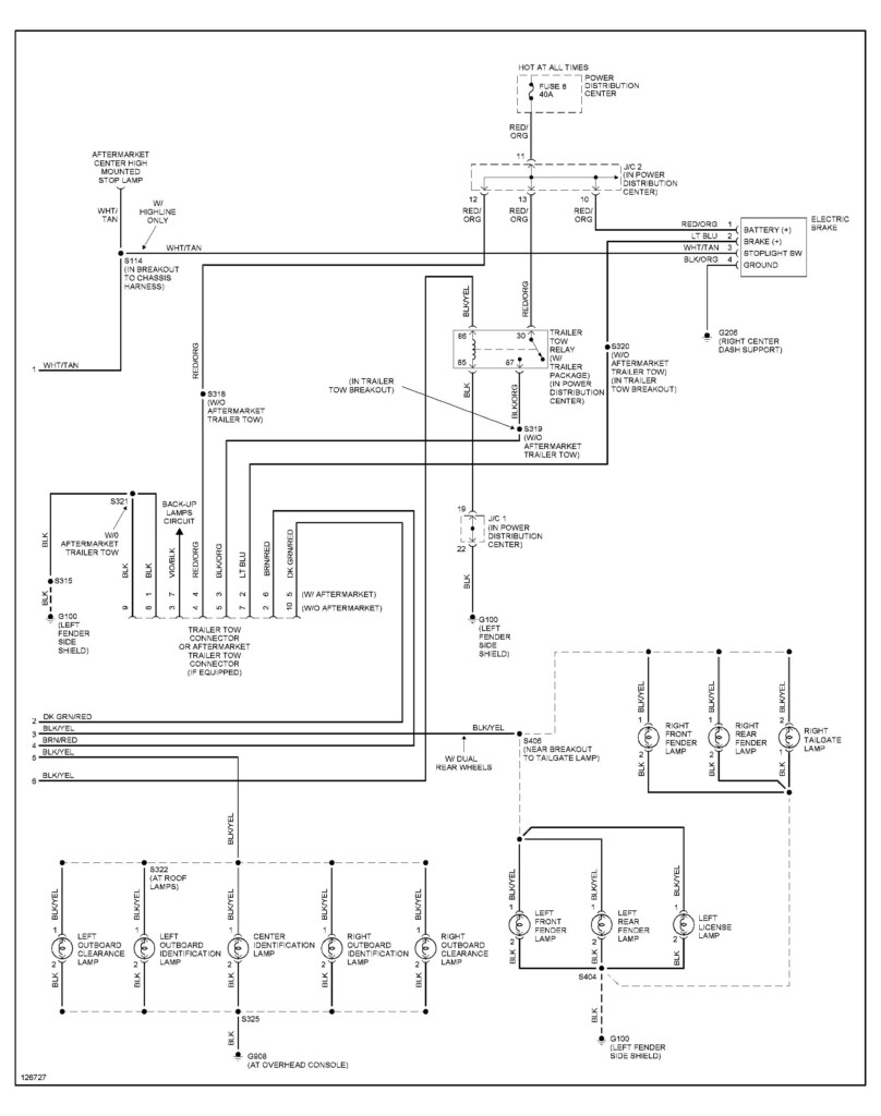 97 Dodge Ram Tail Light Wiring Diagram DIAGRAM Wiring Diagram 25 1996 