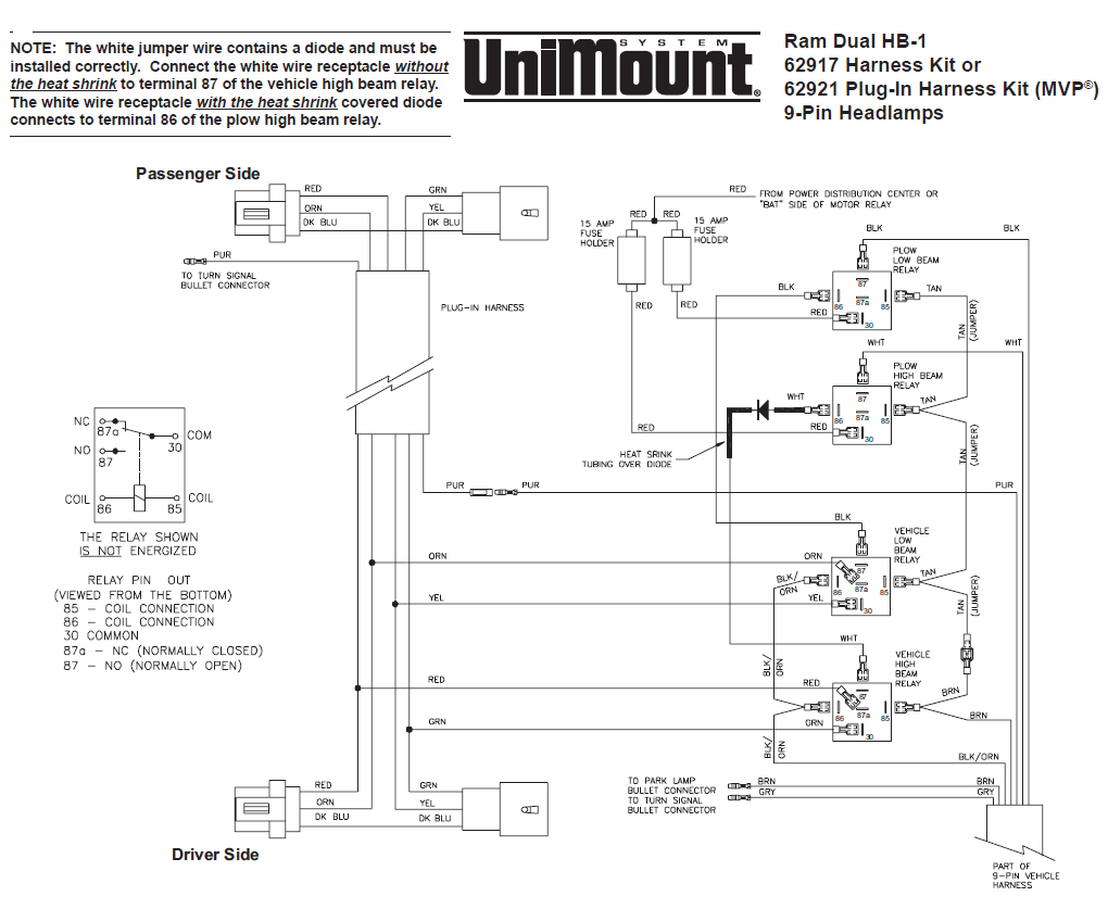 Boss Plow Wiring Diagram Cadician s Blog