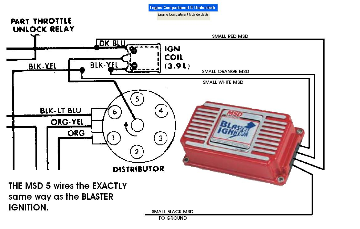 Dodge 1987 Dakota 3 9L To MSD 5200 Holley Motor Life