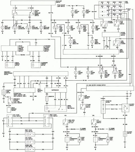 Dodge Caravan Tail Light Wiring Diagram