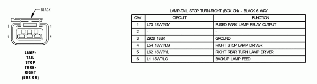 Dodge Ram Reverse Light Wiring Diagram