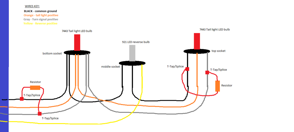 How To Install Trailer Wiring To 1998 Dodge Dakota Rear Light Diagram 