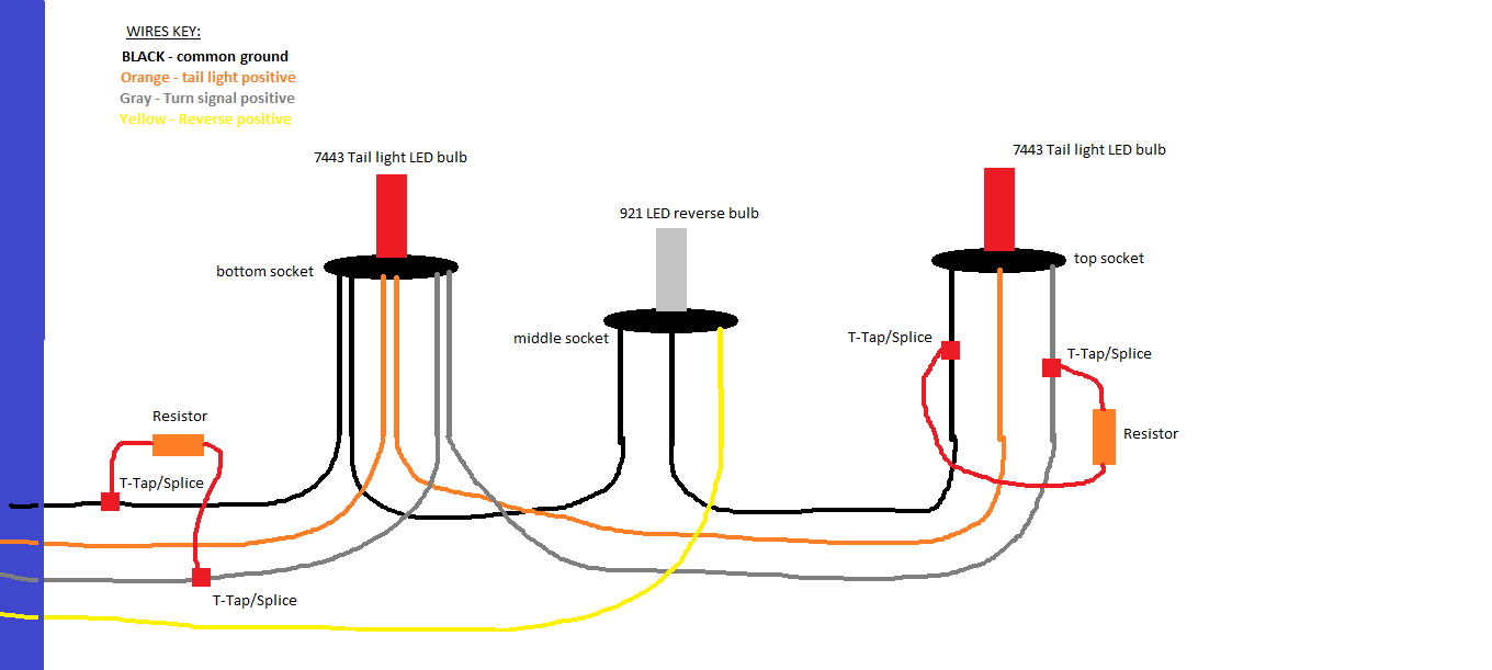 How To Install Trailer Wiring To 1998 Dodge Dakota Rear Light Diagram 