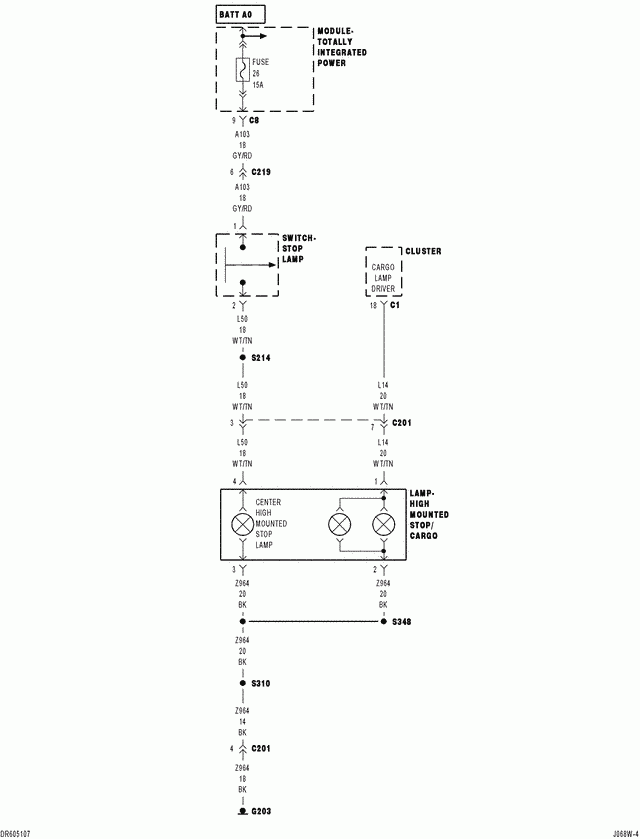 I Need To Tap The Wiring For The Cargo Light On A 2006 Ram 1500 St To