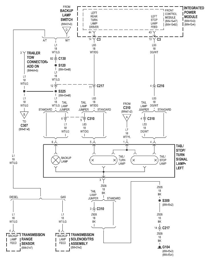 Tail Light Wiring Diagram 2005 Dodge Ram Wiring Diagram