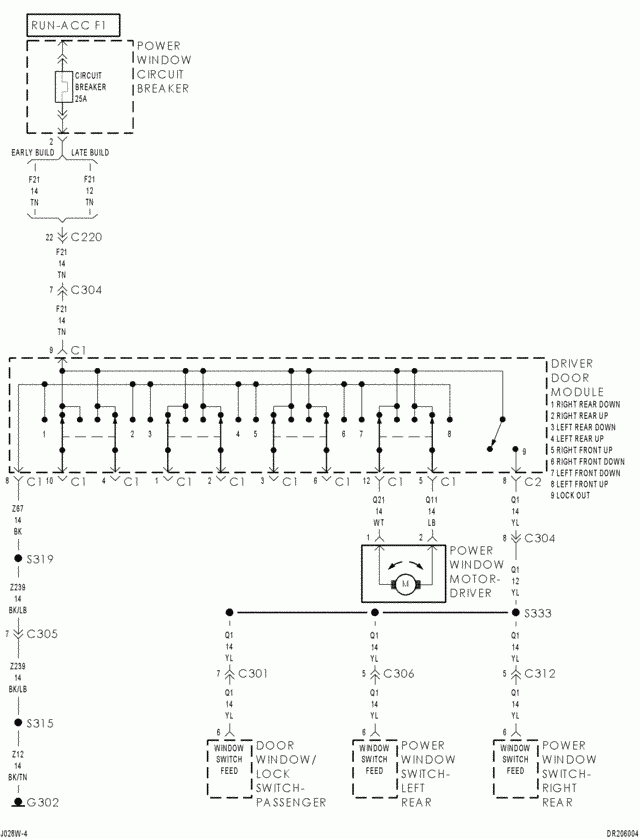 02 Ram 1500 Quad 4x4 Power Windows Were Moving A Little Slow But No  - 2002 Dodge RAM 1500 5.9 Wiring Diagram