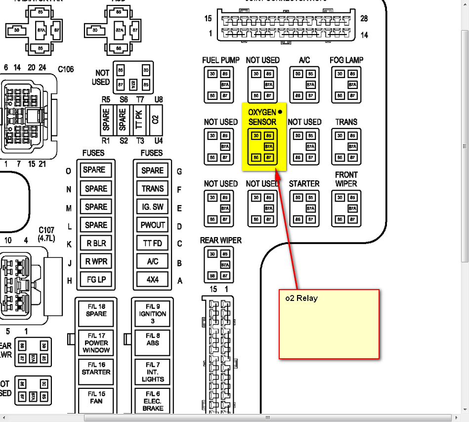 03 Dodge Ram 1500 4 7 O2 Sensor Wiring Diagram Homemadeal - 2003 Ram 1500 Transmission Sensor Wiring Diagram