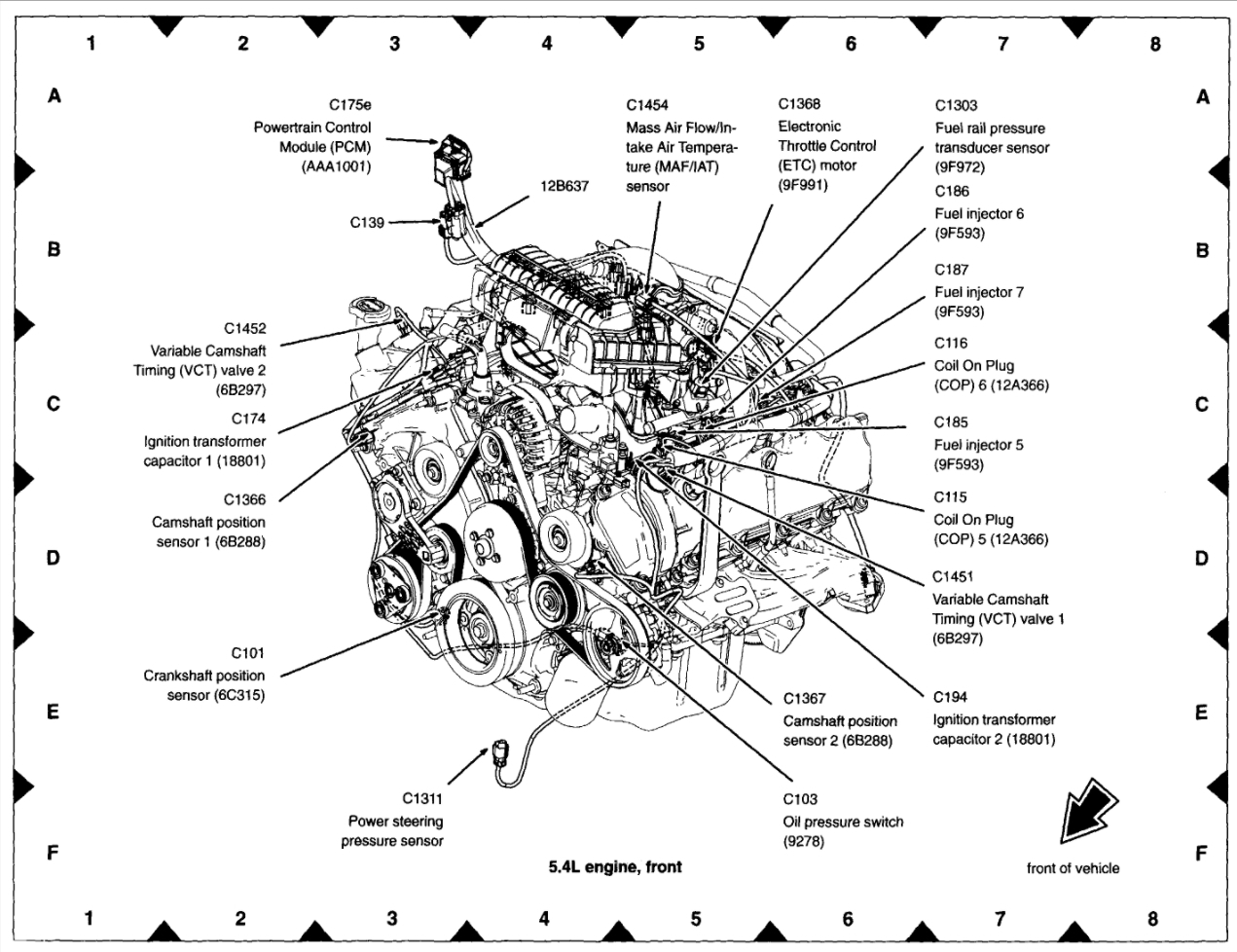 05 Ford Expedition 5 4 Firing Order Wiring And Printable - 2000 Ram 1500 Wiring Diagram