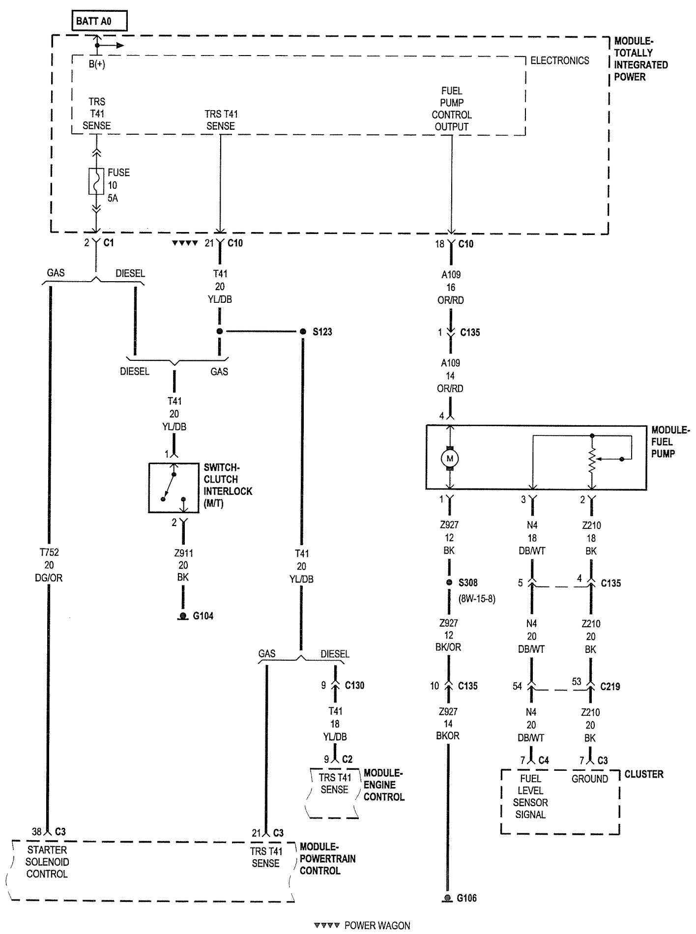 08 Ram 1500 I ve Diagnosed A Bad TIPM To Fuel Pump With 12v Orange red  - 2009 Dodge RAM 1500 Tipm Wiring Diagram