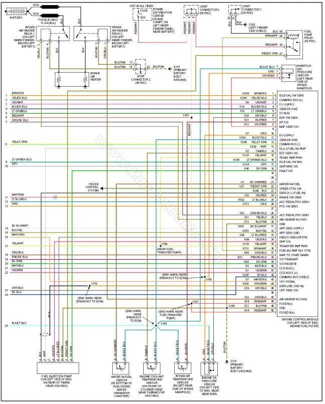 16 Schematics Engine Wiring Diagram Cummins 1999 24 V Gen 2 Engine  - 2004 Dodge RAM 1500 Ac Condenser Fan Wiring Diagram