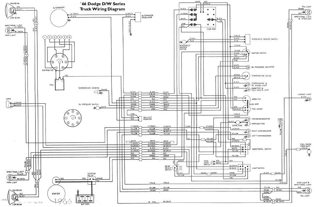 1973 Dodge D100 Wiring Diagram