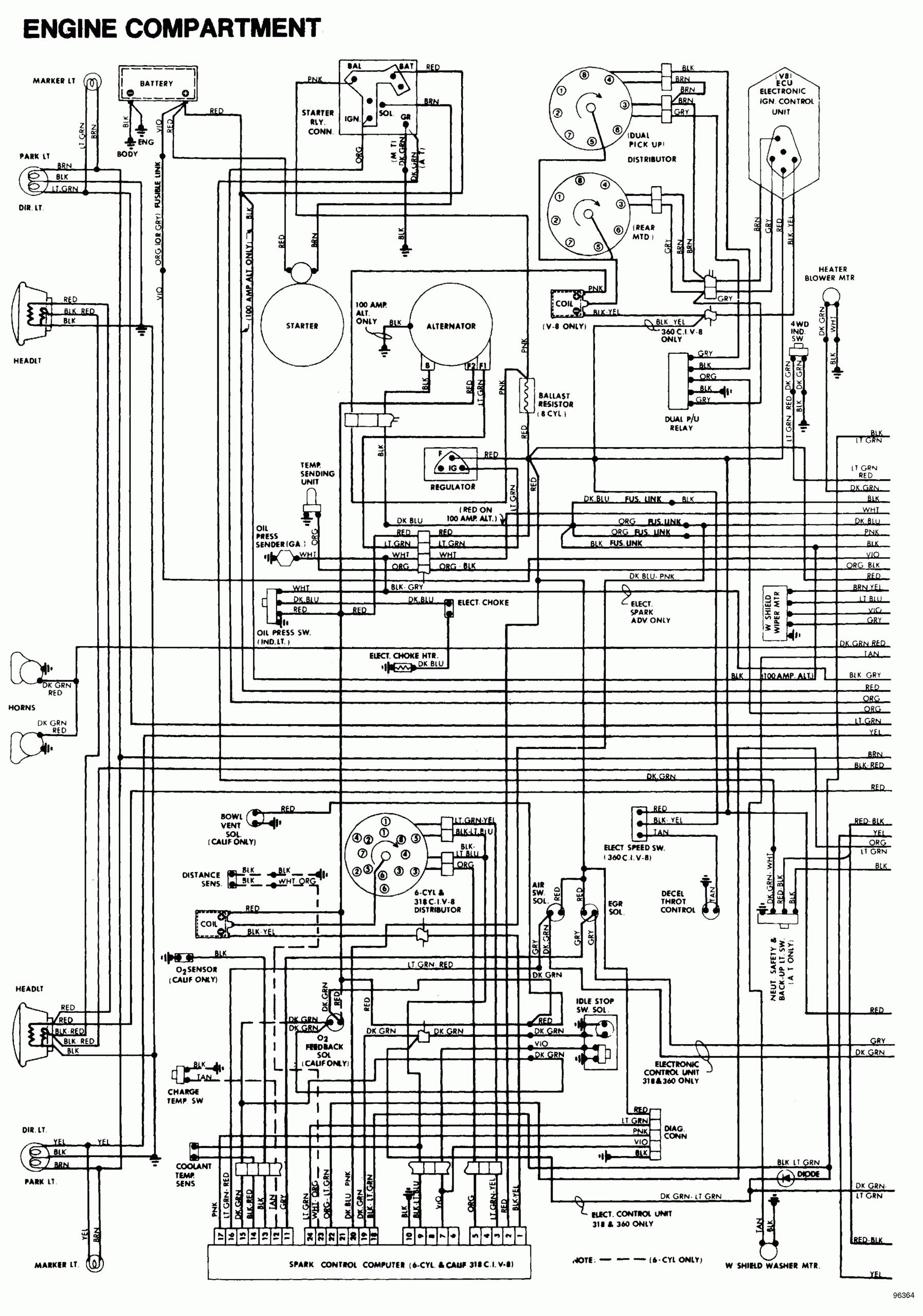 1985 Dodge D150 Wiring Diagram - 1993 Dodge RAM Pickup Wiring Diagram