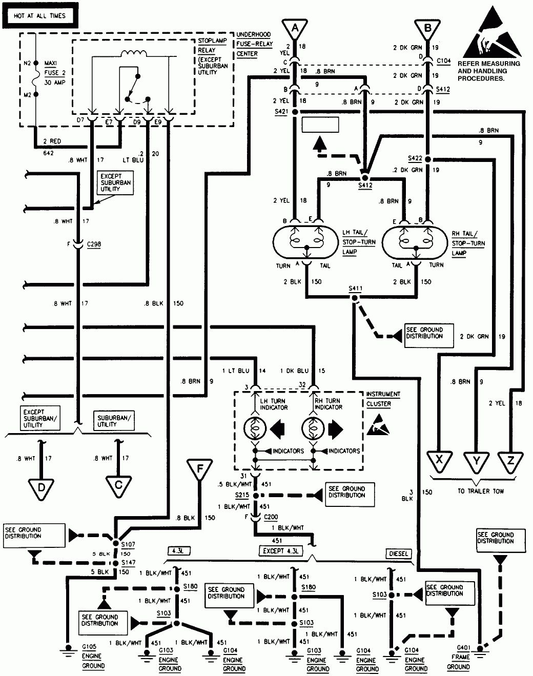 1994 Dodge Ram 2500 Wiring Diagram Tail Light Schematic And Wiring 