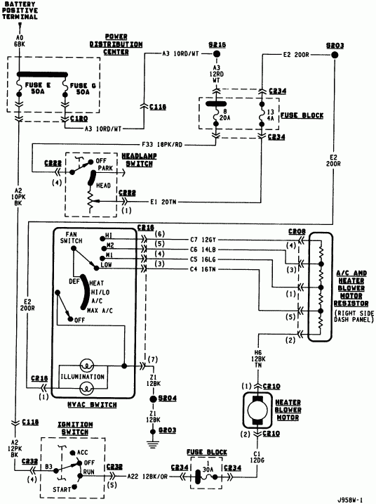 1995 Dodge Dakota Engine Diagram - 2001 Dodge RAM 1500 5.2 Fuel Pump Pigtail Wiring Diagram