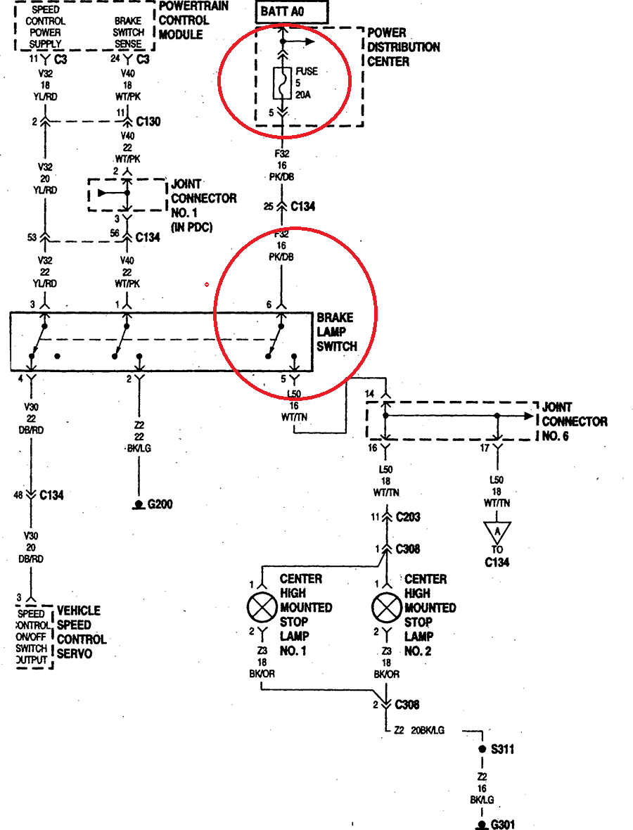 1995 Ram 3500 No Brake Lights Replaced Brake Switch Replaced Fuse - 1995 Dodge RAM 3500 Wiring Diagram