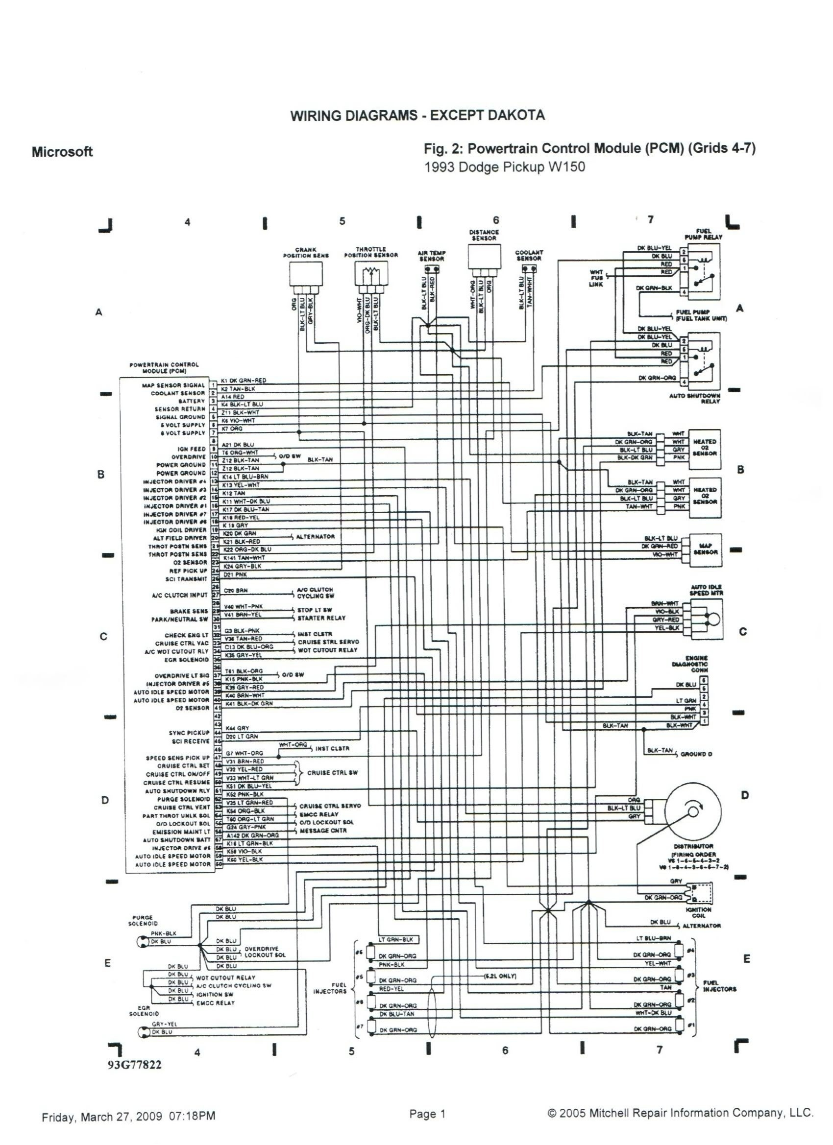 1998 Dodge Ram 1500 Wiring Schematic Free Wiring Diagram - 2014 Ram 1500 Headlight Wiring Diagram