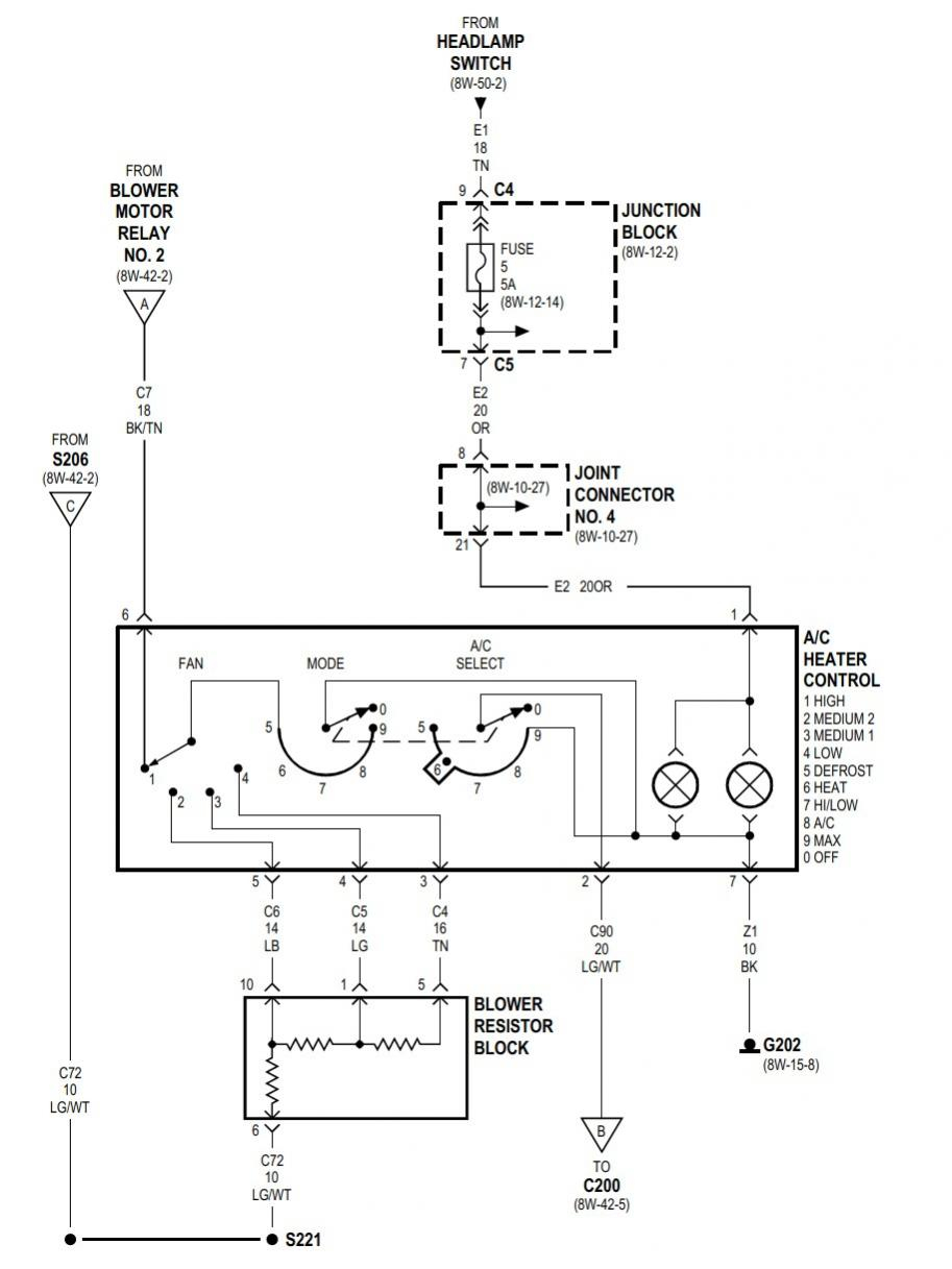 1999 DODGE DURANGO BLOWER MOTOR WIRING DIAGRAM Auto Electrical Wiring  - 2007 Ram 5.9 Engine Wiring Diagram