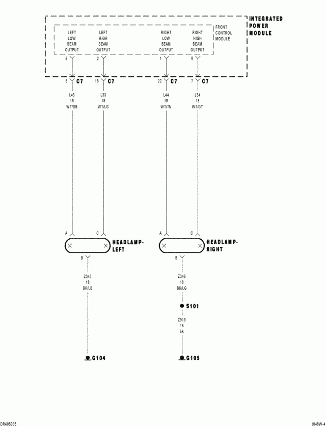 2000 Dodge Ram 1500 Headlight Wiring Diagram Database Wiring  - 2000 Dodge RAM Headlight Wiring Diagram