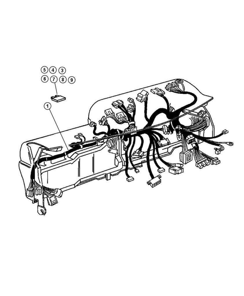 2001 Dodge Ram 3500 Flasher Turn Signal Hazard Flasher 56007348  - 2001 Dodge RAM Turn Signal Wiring Diagram