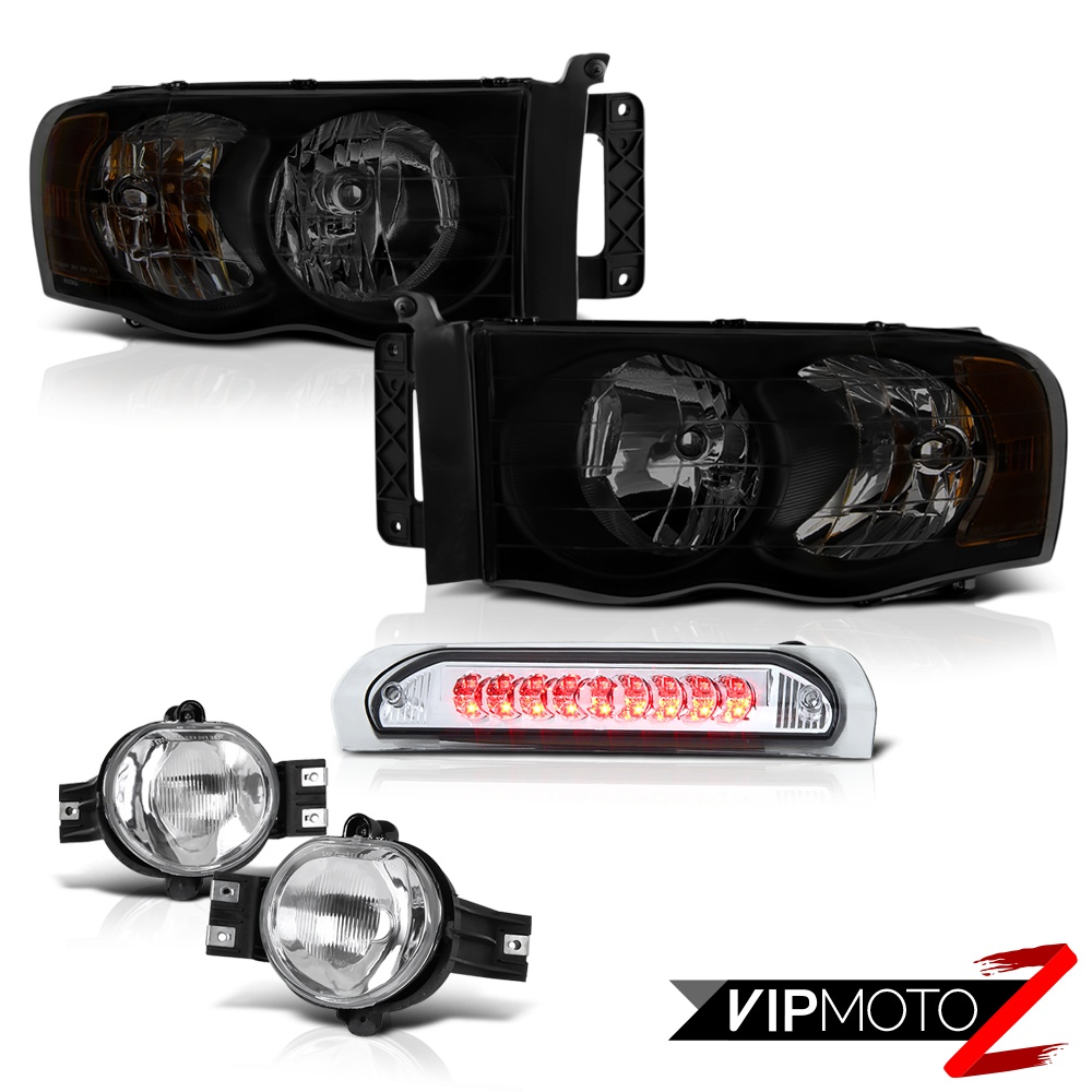 2003 2006 Dodge Ram 2500 5 7L Headlights Sterling Chrome Fog Lamps Roof  - Wiring Diagram 2017 Ram 3500 Cargo Lamp Switch