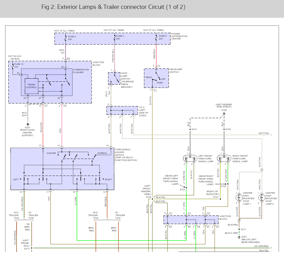 2003 Dodge Ram Tail Light Wiring Diagram 2003 Dodge Ram 1500 Tail 