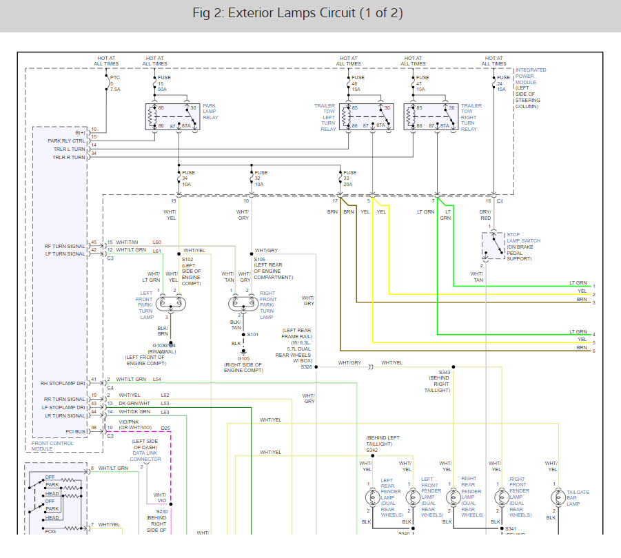 2003 Dodge Ram Tail Light Wiring Diagram 2014 Dodge Ram 1500 Turn  - 2014 Ram 2500 Mirror Turn Signal Wiring Diagram