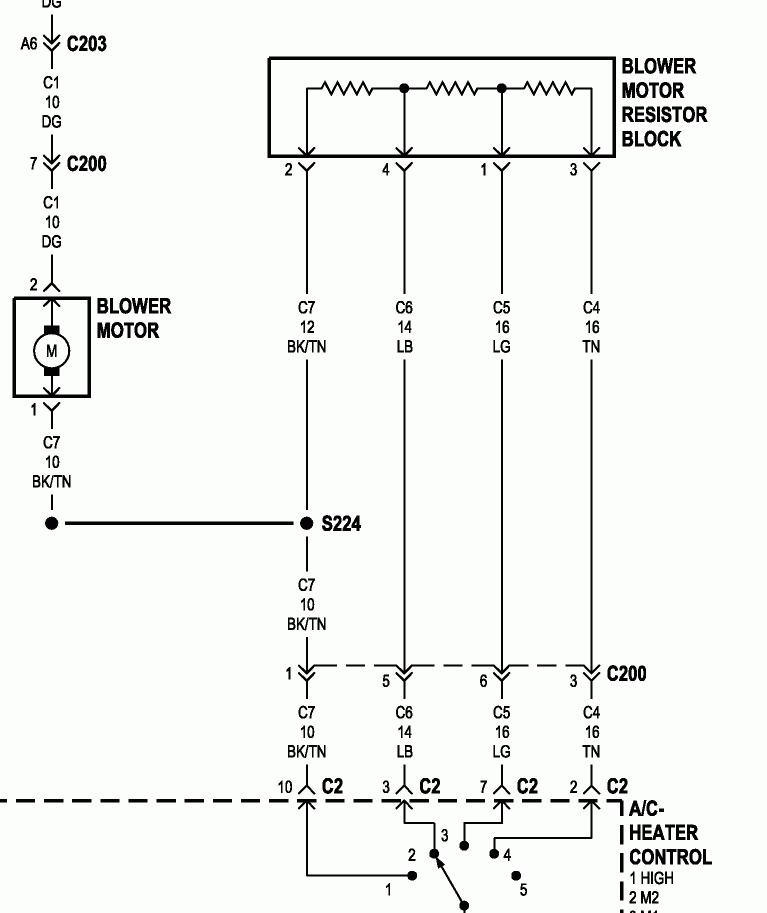 2004 Buick Lesabre Blower Motor Resistor Location Shjones Ohmsjones - 04 Dodge RAM Blower Motor Wiring Diagram