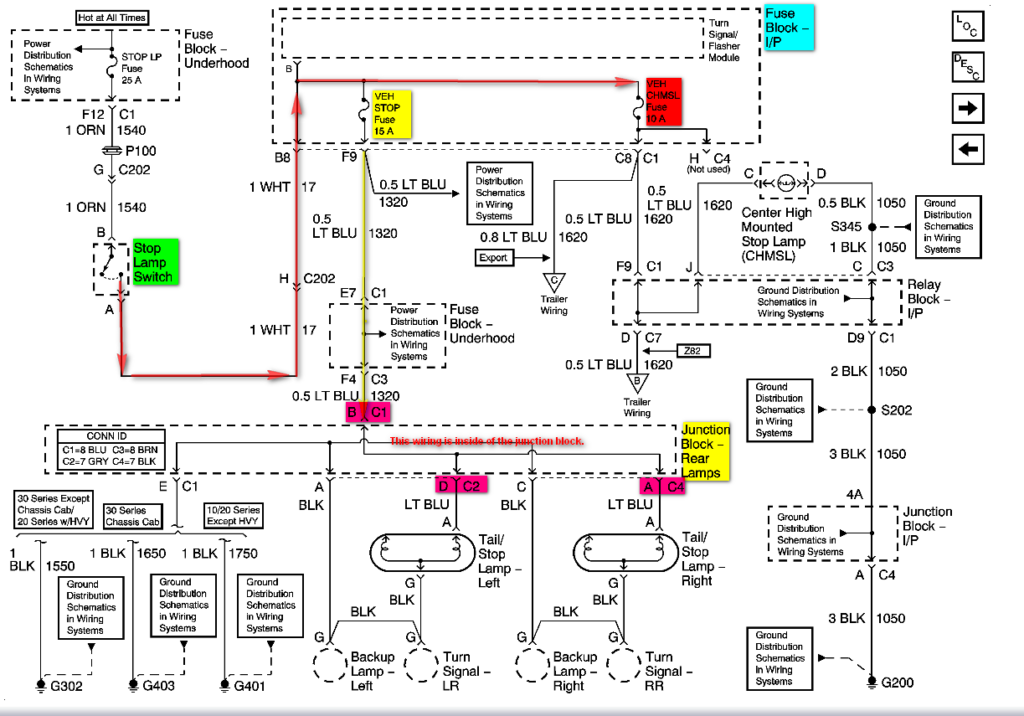 2004 Chevy 2500 Tail Light Wiring Diagram Wiring Diagram