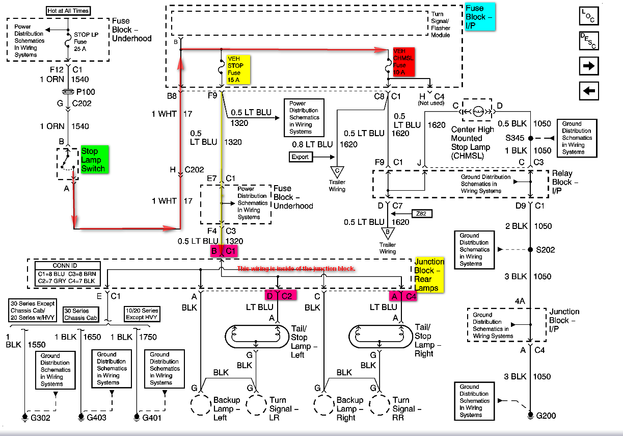 2004 Chevy 2500 Tail Light Wiring Diagram Wiring Diagram