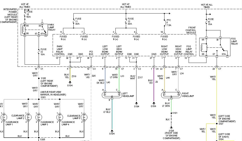 2004 Dodge 2500 Ram Diesel Quadcab 4X4 Heavy Duty Driver Side  - 2004 Dodge RAM 2500 Headlight Wiring Diagram