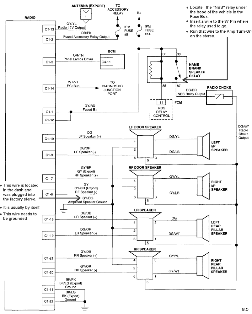 2004 Dodge Durango Infinity Sound System Wiring Diagram Pics Wiring  - Dodge RAM 3500 Infinity Amp Wiring Diagram