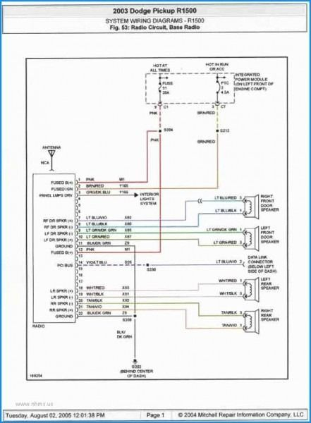 2004 Dodge Neon Wiring - 1996 Dodge RAM Infinity Wiring Diagram