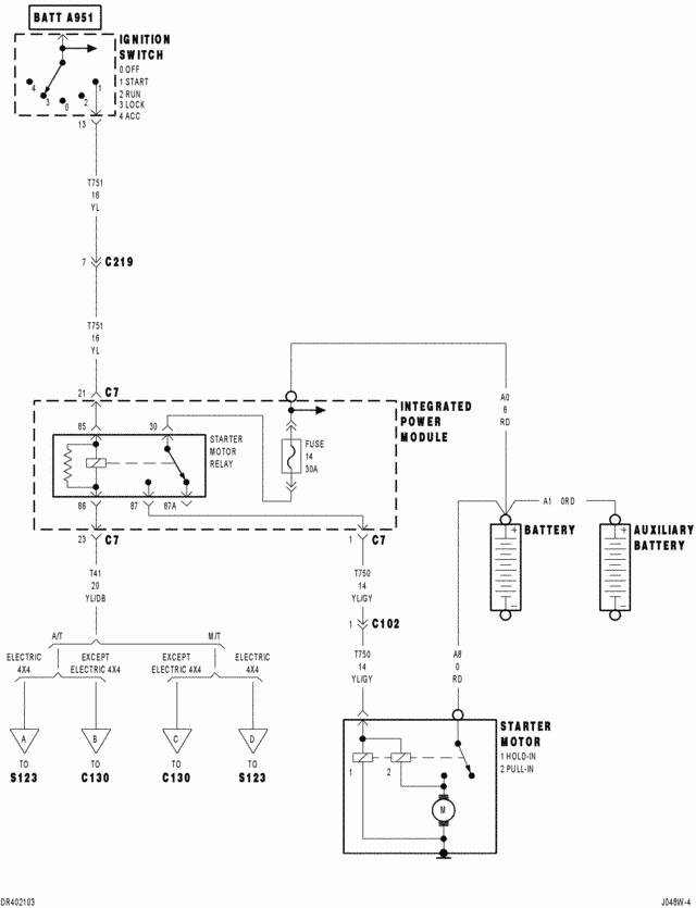 2004 Dodge Ram 3500 2wd Will Not Start Lights Gauges Horn Radio Work  - 14 Ram 3500 Vgt Wiring Diagram