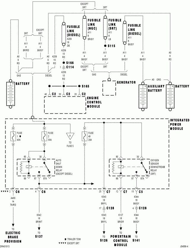 2004 Dodge Ram Wiring Diagrams Collection Wiring Collection - 04 Dodge RAM Wiring Diagram