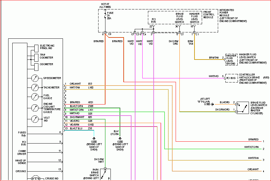 2005 Dodge Grand Caravan Wiring Schematic Wiring Diagram